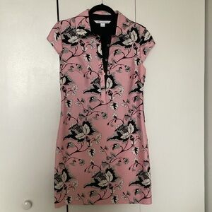 DVF Floral Pink Dress